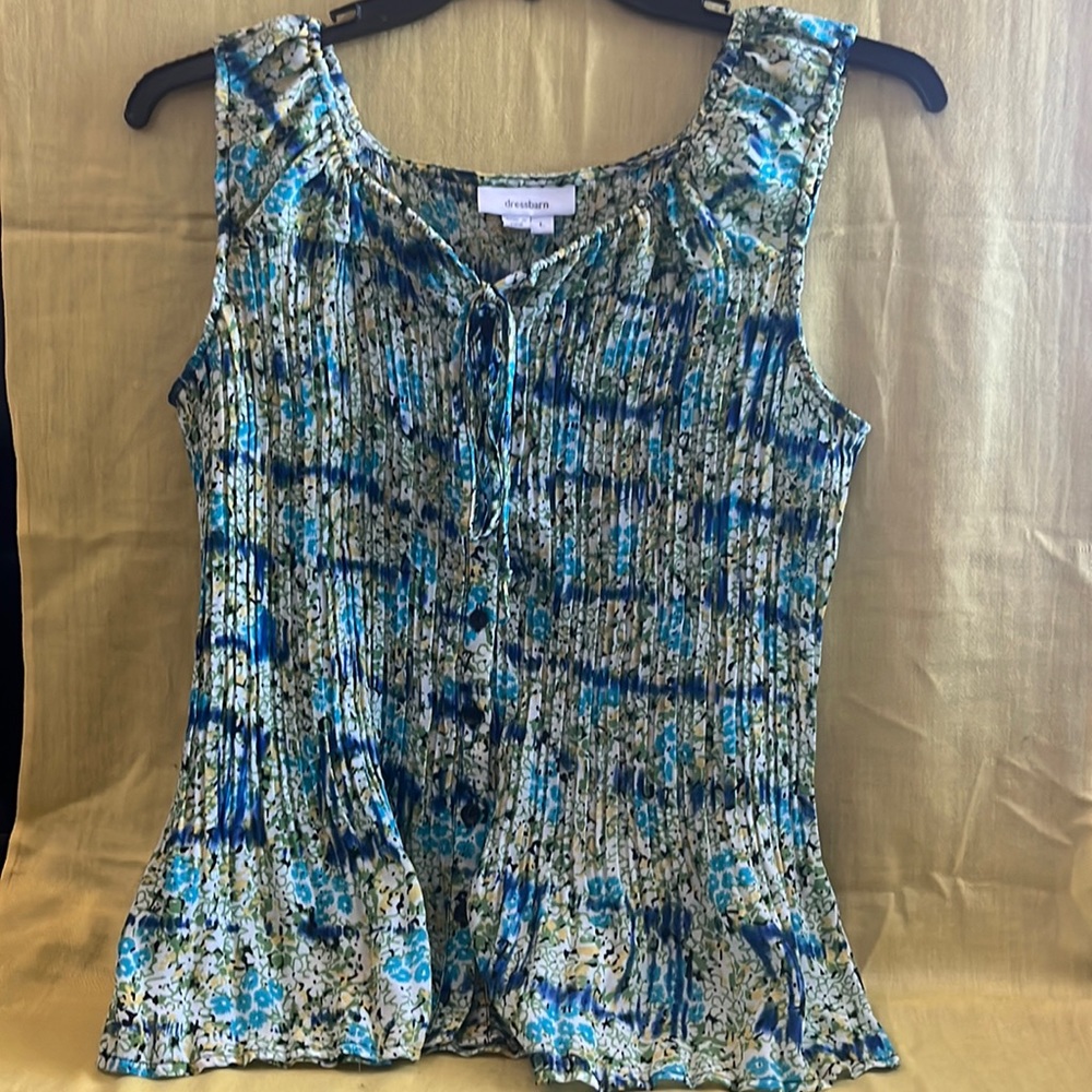 lightweight top blue green yellow black white